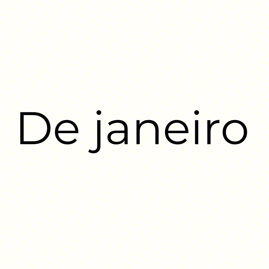 De janeiro