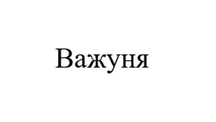 Изображение товарного знака Важуня