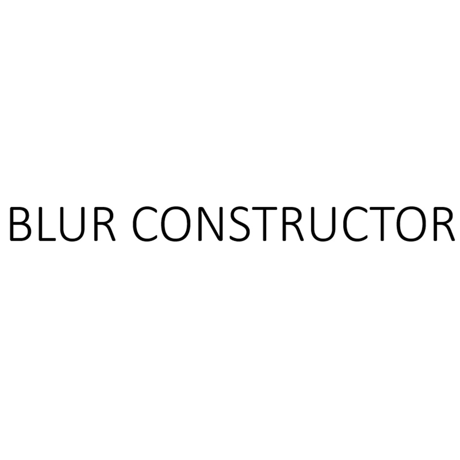 BLUR CONSTRUCTOR