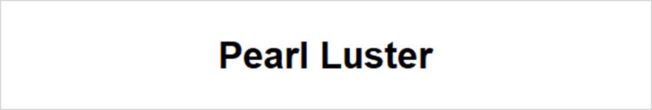 Pearl Luster