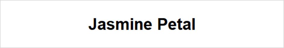 Jasmine Petal