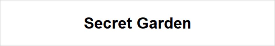 Secret Garden