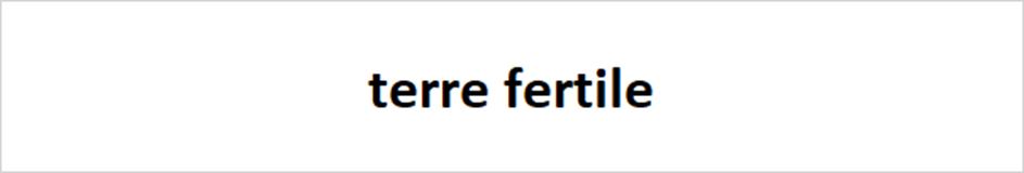 terre fertile