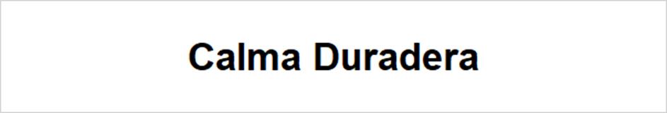 Calma Duradera