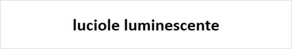 luciole luminescente