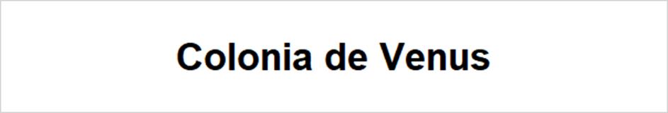 Colonia de Venus