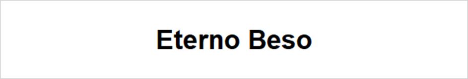 Eterno Beso