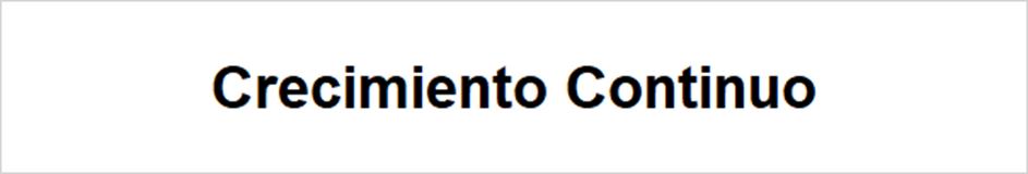Crecimiento Continuo