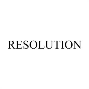Изображение товарного знака RESOLUTION